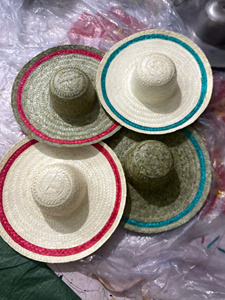 AVAILABLE High Quality Paper <b>Straw</b> Hat Blank Wide Brim Body DIY Custom Hat Making Wholesale Bangora Mexican Style - Product Image 2