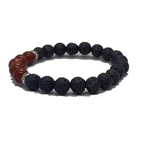 High quality Lava Red jasper Crystal Gemstone Bead Bracelet Fashion Charm Jewelry for Men Women for Energy Meditation Gift - Product Image 4