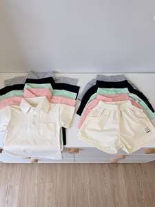 ชุดโปโลเด็กสไตล์เกาหลี SeunKids ผ้าฝ้าย 100% ระบายอากาศได้ดี เสื้อผ้าฤดูร้อน ผลิตในเวียดนาม - Product Image 2