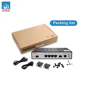 HSGQ-G01 NOUVELLE Arrivée FTTH FTTB 4 GE 1000M 1 port mini gpon olt 10G GPON OLT fttx solutions