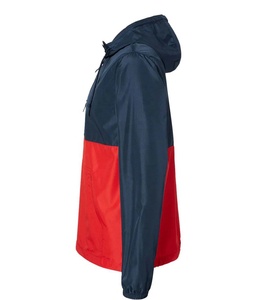 Chaqueta Cortavientos Impermeable y Transpirable con Cremallera y Logotipo Personalizado, Chaqueta Deportiva Unisex de Poliéster para Actividades al Aire Libre - Product Image 3
