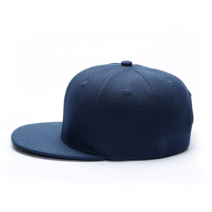 Casquette Snapback Unisexe Noire 6 Panneaux en Coton à Visière Plate Style Urbain Décontracté pour Adultes - Product Image 2