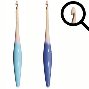 Ganchos de ganchillo personalizados ergonómicos de madera 6 mm - Product Image 5