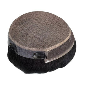 Perruque Toupet Mirage Frontale en Cheveux Humains Vierges Indiens Remy pour Hommes - Ondulation Profonde Yaki Taz Hair BD - Product Image 1