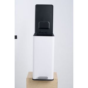 SSTC102-15L-W Cestino per Rifiuti da Cucina in Acciaio Inox 15L Bianco - Product Image 5