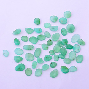 Chrysoprase Vert Naturel Premium Facetté Coupe Rose pour Bijoux DIY : Bracelet, Collier, Bague, Boucles d'Oreilles, Fait Main, Fournisseur tiers - Product Image 1