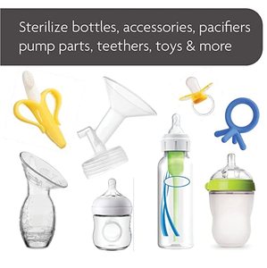 Stérilisateur et sécheur de biberons Baby Brezza, machine de stérilisation à vapeur électrique avancée - Product Image 2