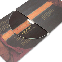 Cetak Digipak CD 4 Panel dari Kertas Ivory dengan Spine Tipis