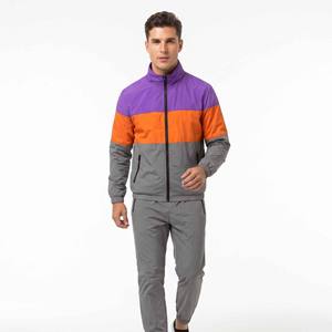 ชุดวอร์มแฟชั่น unisex สำหรับผู้ชาย สั่งทำได้ พิมพ์โลโก้ได้ ฤดูร้อน เสื้อกันลมกันน้ำ ขายส่ง แบบเปล่า 2-in-1 - Product Image 2
