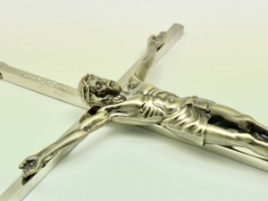 Crucifix d'Immanuel de grande réputation, décoration murale suspendue, produit religieux inspirant chrétien, artisanat artisanal INRI - Product Image 3
