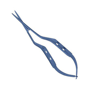 Micro-ciseaux manuels à lames angulées, pointe incurvée, instrument chirurgical de précision en acier inoxydable pour usage médical et dentaire professionnel - Product Image 2