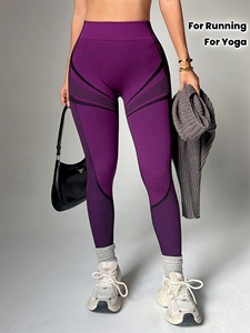 Yoga <b>Leggings</b> Women Performance Workout Tights with Supportive Fit for Fitness Practice Exercise and Daily Movement Wear - Product Image 4