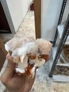 Natural Orange Heulandite Scolecite <b>Crystal</b> <b>Cluster</b> | Premium Mineral Collection Stone - Product Image 2