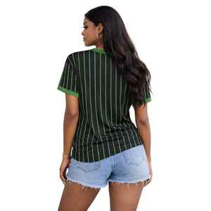 Iota Phi Lambda Sorority – T-shirt de baseball noir pour femme, vêtement à lettres grecques, année de fondation 1929, haut décontracté à manches courtes - Product Image 4