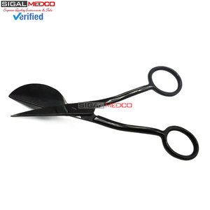 กรรไกรตัดผ้าแบบโค้งสองด้าน ขนาด 5.8 นิ้ว ยี่ห้อ Applique Pelican Duckbill Blade ด้ามจับแบบออฟเซ็ต สำหรับงานปักมือ งานเย็บผ้า และงานตกแต่งด้วยด้าย - Product Image 4