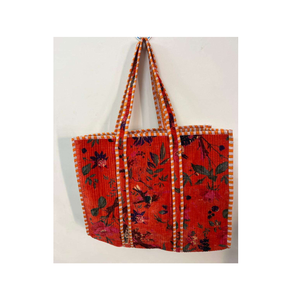 Bolsa de Mano Ecológica de Algodón con Tela Acolchada, Diseño Vibrante y Asas Cosidas Resistentes - Product Image 4