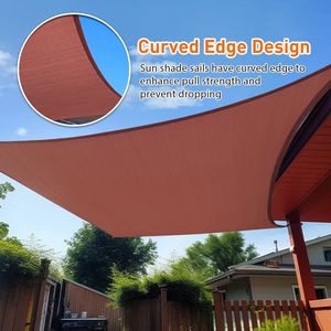 Rete Ombreggiante in HDPE Anti-UV Rossa Ruggine 8FT X 10FT per Esterni, Patio, Giardino, Serra, Spiaggia, Schermo Privacy, Feste in Patio - Product Image 5