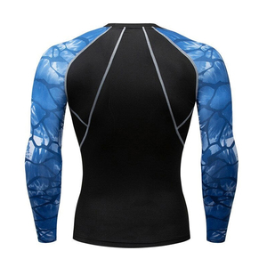Modern <b>Athletic</b> Style Printed Sublimation Rash Guard Moisture Control Flexible Material Custom Branding Available - Product Image 2