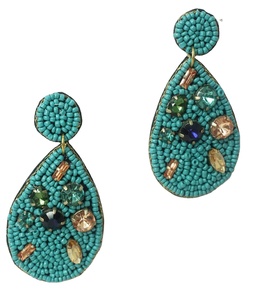 ต่างหูเม็ดลูกปัดทรงหยดน้ำ สไตล์โบโฮ ปักลายลูกแพร์ ต่างหูแบบติดหู เครื่องประดับสำหรับผู้หญิง งานปาร์ตี้ฤดูร้อน โดย MD HANDICRAFTS - Product Image 2