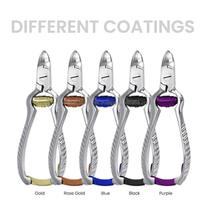 Coupe-ongles en acier inoxydable de qualité supérieure avec une large ouverture de mâchoire pour les ongles des orteils et des doigts - Utilisation en salon et pour les soins personnels - Product Image 2