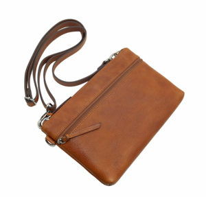 Castello Brown Cowhide Genuine Leather Men's Crossbody Travel Bag Small Adjustable <b>Strap</b> New Release Low MOQ Factory Direct - Product Image 1