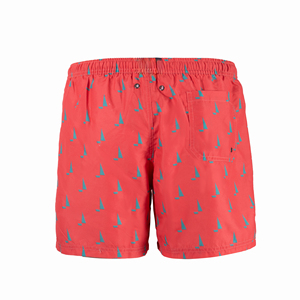 Shorts de Playa Personalizados para Hombre con Logotipo, de Secado Rápido, con Estampados de Leopardo y Paisley por Sublimación, con Cremalleras, para Natación y Surf - Product Image 3