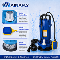 Pompe à eau Fly Pump QDX, hauteur de refoulement maximale : 27,1 m, débit maximal : 14 m3/h, AC 1 pouce, convient à l'irrigation et à l'arrosage des jardins, pompe centrifuge.