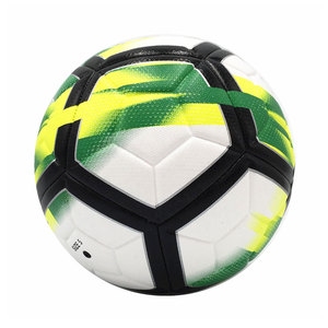 Ballon de football d'entraînement en cuir PU cousu à la machine, taille officielle 5, haute qualité, vente en gros, prêt à être expédié - Product Image 3
