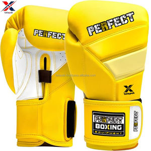 Guantes de boxeo duraderos con cierre de gancho y lazo ajustable para soporte de muñeca para adultos, ideales para principiantes y atletas experimentados - Product Image 2