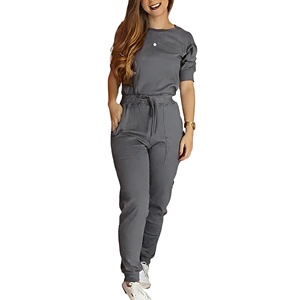 Ensemble de tenues d'infirmière de haute qualité en polyester, rayonne et élasthanne, respirant et confortable, pour femmes, uniformes de personnel hospitalier - Product Image 5