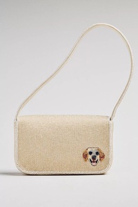 Sac à bandoulière perlé motif zèbre bleu, sac à main de soirée tendance pour femme, sacs à main de créateur imprimé animal, qualité export 2026 - Product Image 1