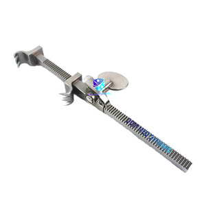 Écarteur de ribbe Bailey de 16 cm en acier inoxydable à pointes acérées, manuel, pour chirurgie cardiovasculaire thoracique, CE Classe I ISO13485 - Product Image 1