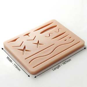 Coussin d'entraînement à la suture en silicone multicouche réutilisable à 17 incisions pour la formation médicale et infirmière - Fournisseur en gros - Product Image 2