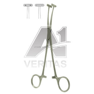 Juego de Pinzas para Tejidos A-1 VERITAS, Instrumento Quirúrgico Manual de Acero Inoxidable para Procedimientos ORL - Product Image 3