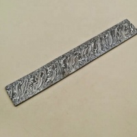 Top Kwaliteit Custom Handgemaakte Damascus Blank Billet Hand Gesmeed Damascus Staal Blanco Billet Voor Het Maken Van Messen