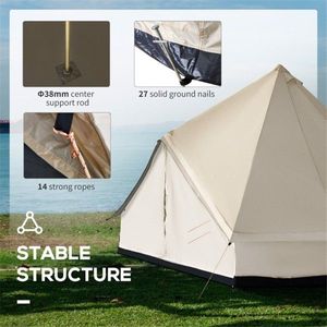 Tenda da Campeggio Portatile a Doppio Strato, Impermeabile e Automatica per Escursioni e Campeggio all'Aperto, per 2-4 Persone - Product Image 6