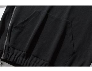 Sweat à capuche en détresse pour hommes Séchage rapide Durable Streetwear Basics pour l'hiver Sweat à capuche pour hommes Basics Coton mélangé - Product Image 6