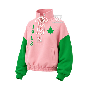 Alfa Griega Personalizada |   Kapa |   Sudadera Corta con Pedrería de la Hermandad Alpha AKA, Ropa y Artículos Griegos - Product Image 1