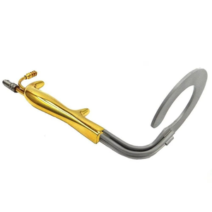 Retractor Manual Iluminado con Fibra Óptica Tebbetts de 190x36mm para Cirugía Plástica y Aumento de Senos - Product Image 4