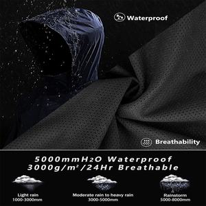 Trajes de lluvia con capucha personalizables con logotipos y etiquetas para equipos, actividades al aire libre y protección contra clima húmedo - Product Image 3