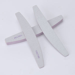 Double-Sided Emery <b>Nail</b> File 180 Grit Reusable Sandpaper <b>Nail</b> Care Tool 25PCS Straight Pattern - Product Image 1