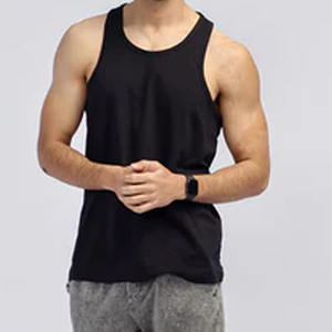 Camiseta sin Mangas para Hombre, Negra, de Primera Calidad, Último Modelo, Diseño Nuevo, Personalizable, Transpirable, Talla para Adultos, para Gimnasio y Entrenamiento - Product Image 2