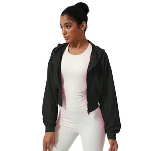 Sudadera Corta con Capucha para Mujer, Estilo Pullover, Diseño Único, Buena Calidad, Venta al Por Mayor de Fábrica - Product Image 5