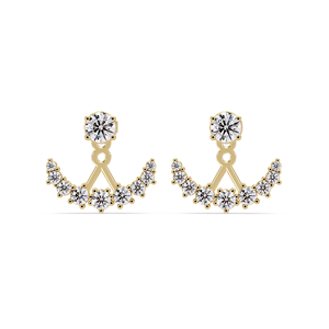 Pendientes de Diamantes de Laboratorio en Plata 925 Personalizados, Fabricante de Joyería de Marca Privada OEM ODM, Colección de Diseño Premium Hecha en India - Product Image 5