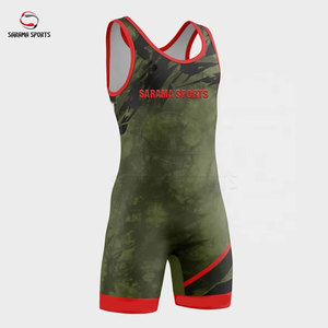 Traje de Lucha Libre con Doble Costura, Calidad Duradera, Personalizado para Clubes, Servicio de Fábrica ODM - Product Image 1