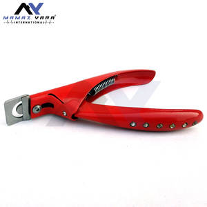 Coupe-ongles rouge pour faux ongles en acrylique, gel UV, coupe-bordures pour faux ongles, coupe-pointes pour nail art - Product Image 5