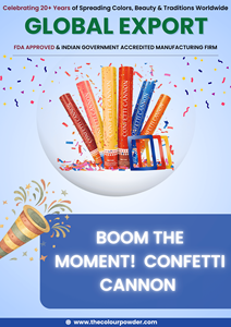 Handheld Color Powder <b>Confetti</b> Cannon | Non-Toxic Eco-Friendly Portable Color Blast | Party Gender Reveal Holi Outdoor Events - Product Image 3