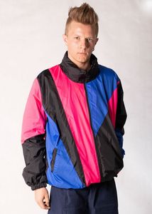 Ensemble de survêtement personnalisé en polyester et nylon imperméable avec fermeture éclair, veste de sport décontractée, short de course, coupe-vent à séchage rapide - Product Image 5