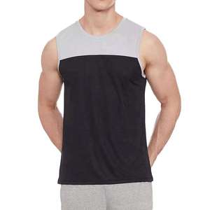 Men Tank Tops New Style Fashion Street Wear Sleeveless Tank Tops Custom Logo <b>Vest</b> for Men Striped 100% Cotton fabric - Product Image 4