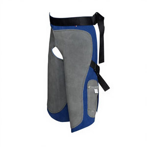 Protège-jambes de fermeur en daim de vachette personnalisé, réglable, robuste, pour le soin des sabots et la protection des jambes des chevaux - Product Image 3
